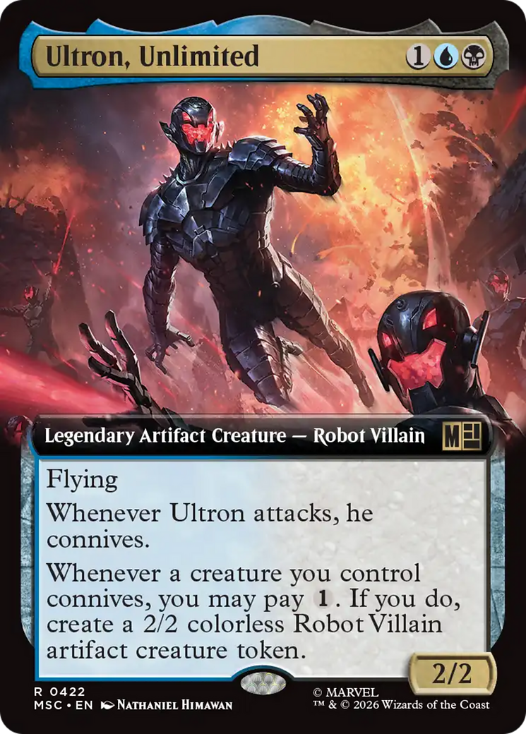 Ultron, Unlimited (Extended Art) [Marvel Super Heroes Commander] | Red Claw Gaming