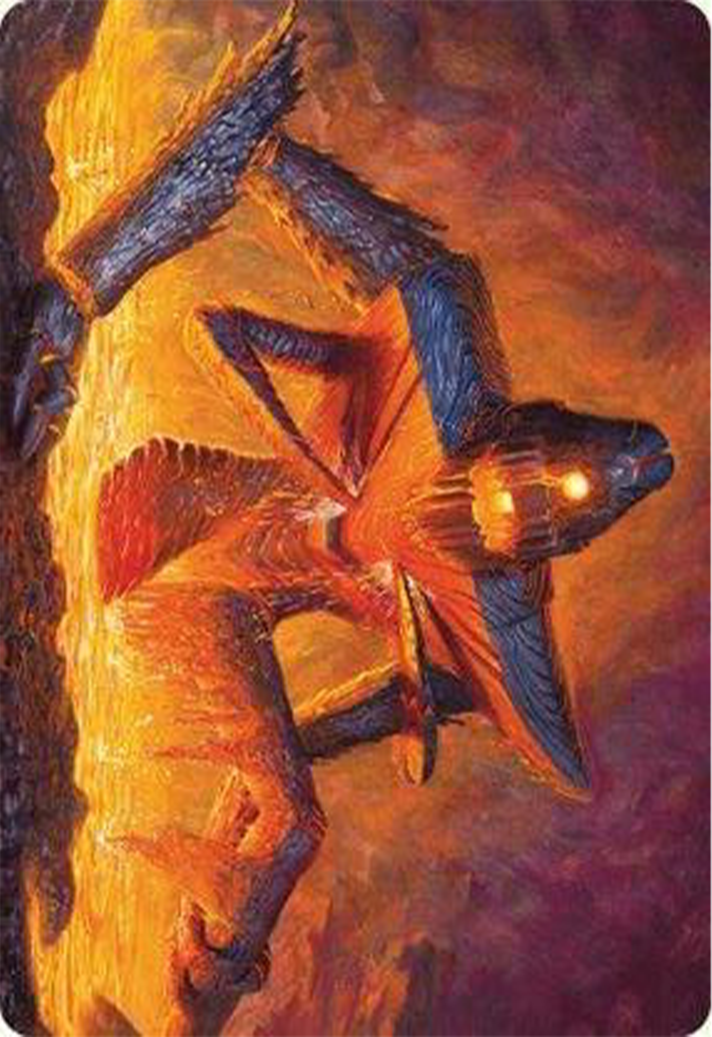 Molten Gatekeeper Art Card [Modern Horizons 3 Art Series] MTG Single Magic: The Gathering    | Red Claw Gaming