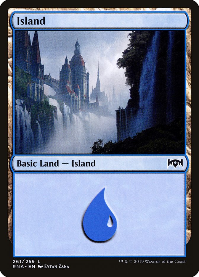 Island (261) [Ravnica Allegiance] MTG Single Magic: The Gathering | Red Claw Gaming