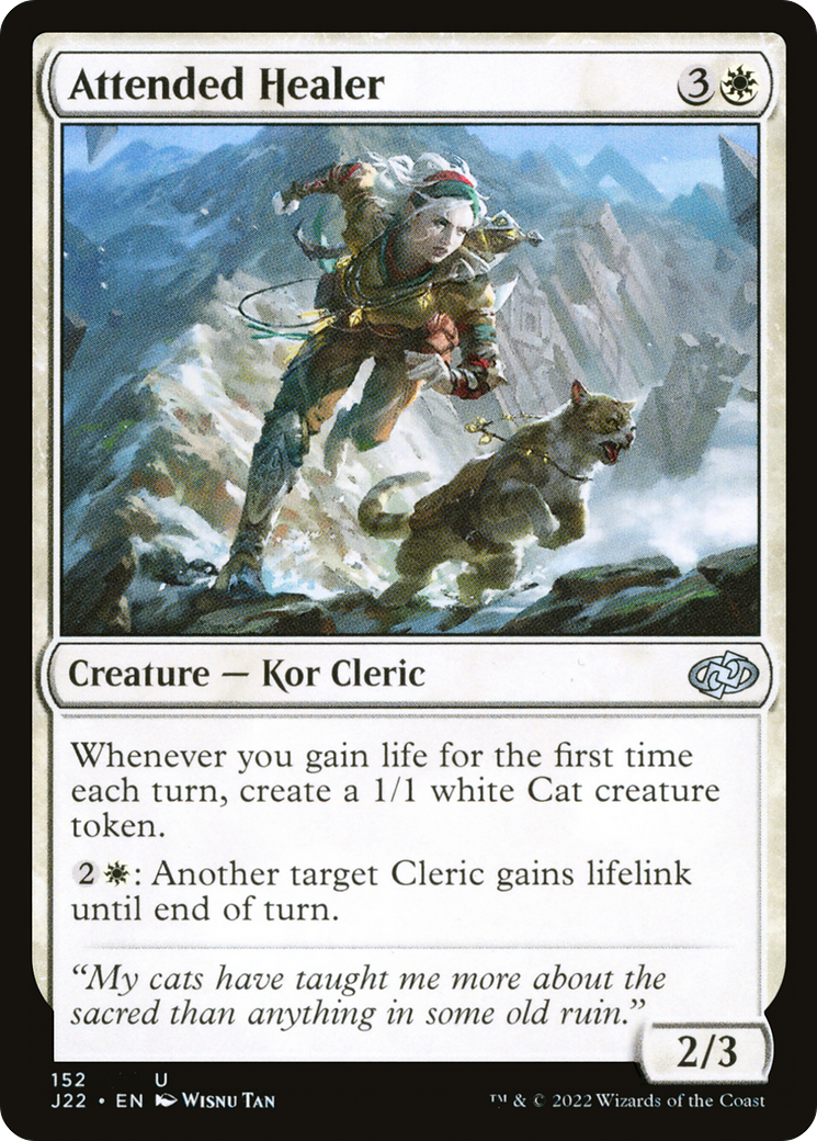 Attended Healer [Jumpstart 2022] MTG Single Magic: The Gathering | Red Claw Gaming