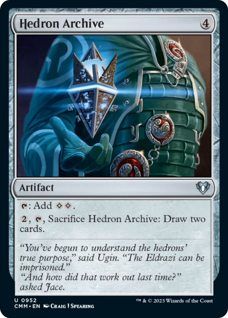 Hedron Archive [Commander Masters] MTG Single Magic: The Gathering | Red Claw Gaming
