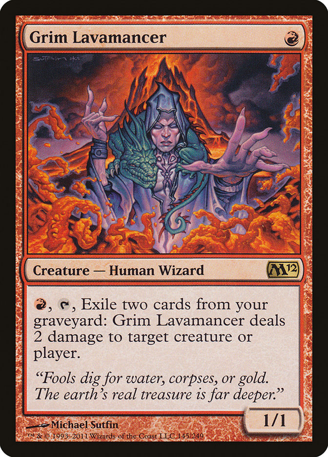 Grim Lavamancer [Magic 2012] MTG Single Magic: The Gathering | Red Claw Gaming