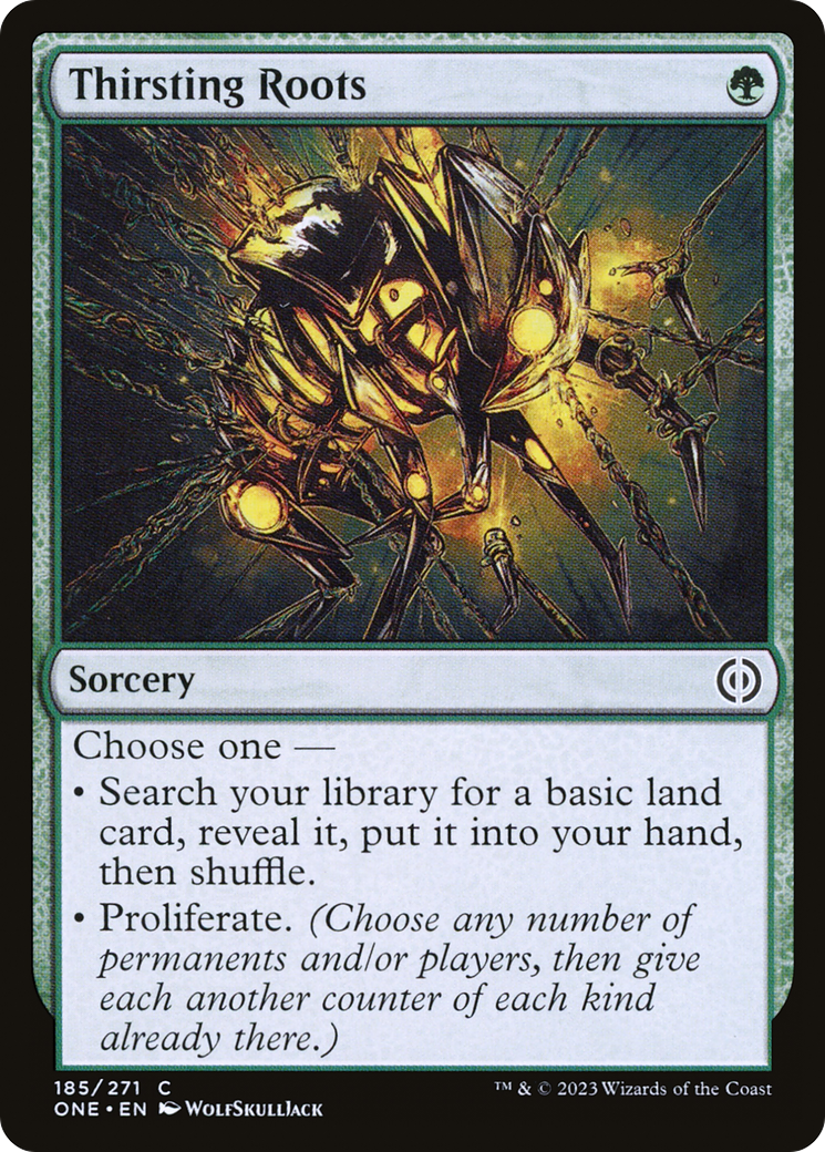 Thirsting Roots [Phyrexia: All Will Be One] MTG Single Magic: The Gathering | Red Claw Gaming