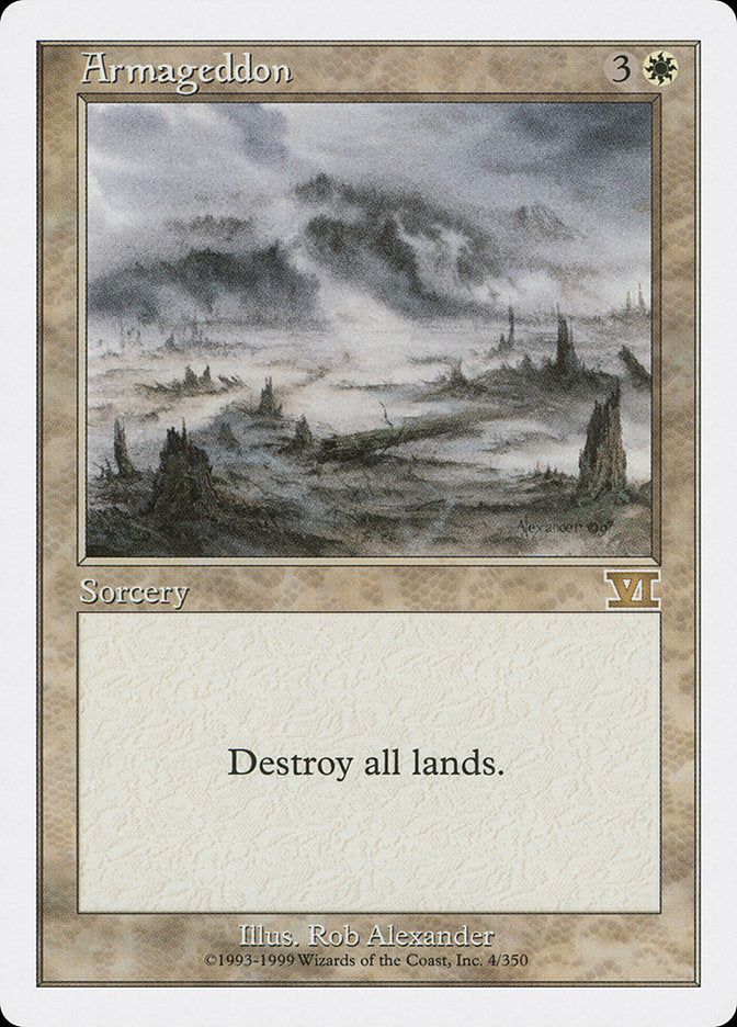 Armageddon [Classic Sixth Edition] MTG Single Magic: The Gathering | Red Claw Gaming