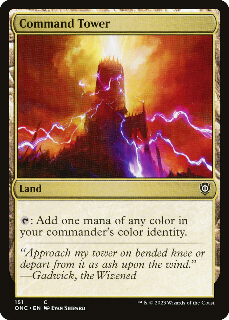Command Tower [Phyrexia: All Will Be One Commander] MTG Single Magic: The Gathering | Red Claw Gaming