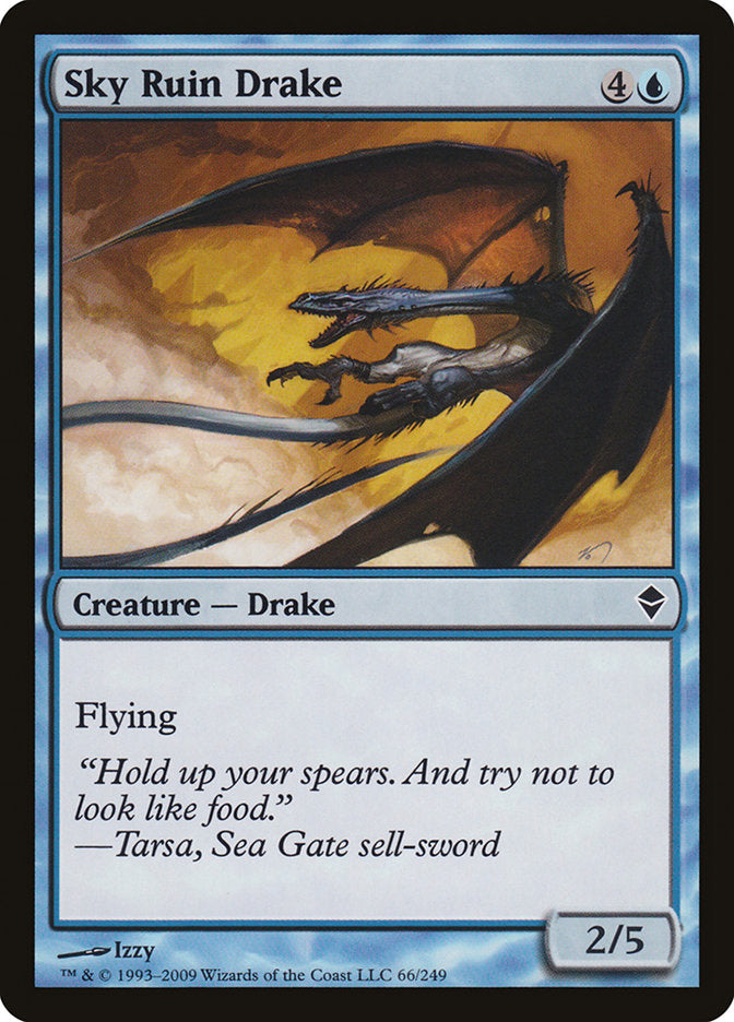 Sky Ruin Drake [Zendikar] MTG Single Magic: The Gathering | Red Claw Gaming