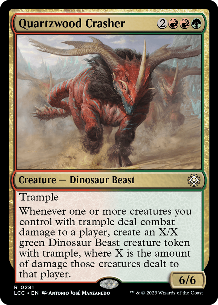 Quartzwood Crasher [The Lost Caverns of Ixalan Commander] MTG Single Magic: The Gathering | Red Claw Gaming