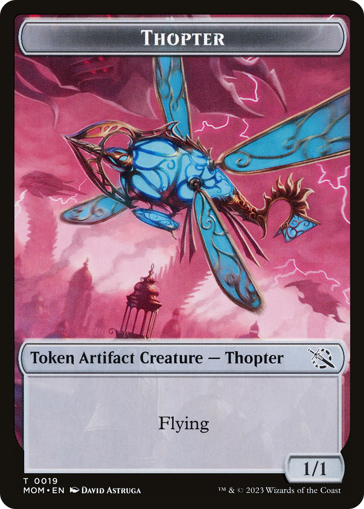 Thopter // Knight (10) Double-Sided Token [March of the Machine Tokens] MTG Single Magic: The Gathering | Red Claw Gaming