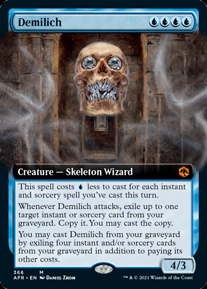 Demilich (Extended Art) [Dungeons & Dragons: Adventures in the Forgotten Realms] MTG Single Magic: The Gathering | Red Claw Gaming