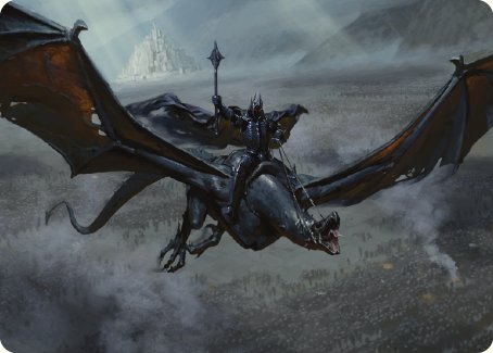 Lord of the Nazgul Art Card [The Lord of the Rings: Tales of Middle-earth Art Series] MTG Single Magic: The Gathering | Red Claw Gaming