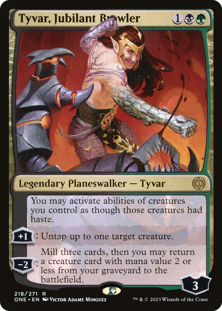 Tyvar, Jubilant Brawler [Phyrexia: All Will Be One] MTG Single Magic: The Gathering | Red Claw Gaming