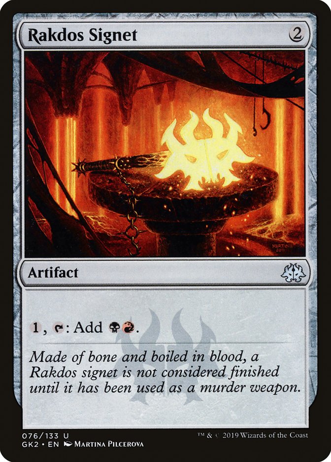 Rakdos Signet [Ravnica Allegiance Guild Kit] MTG Single Magic: The Gathering | Red Claw Gaming