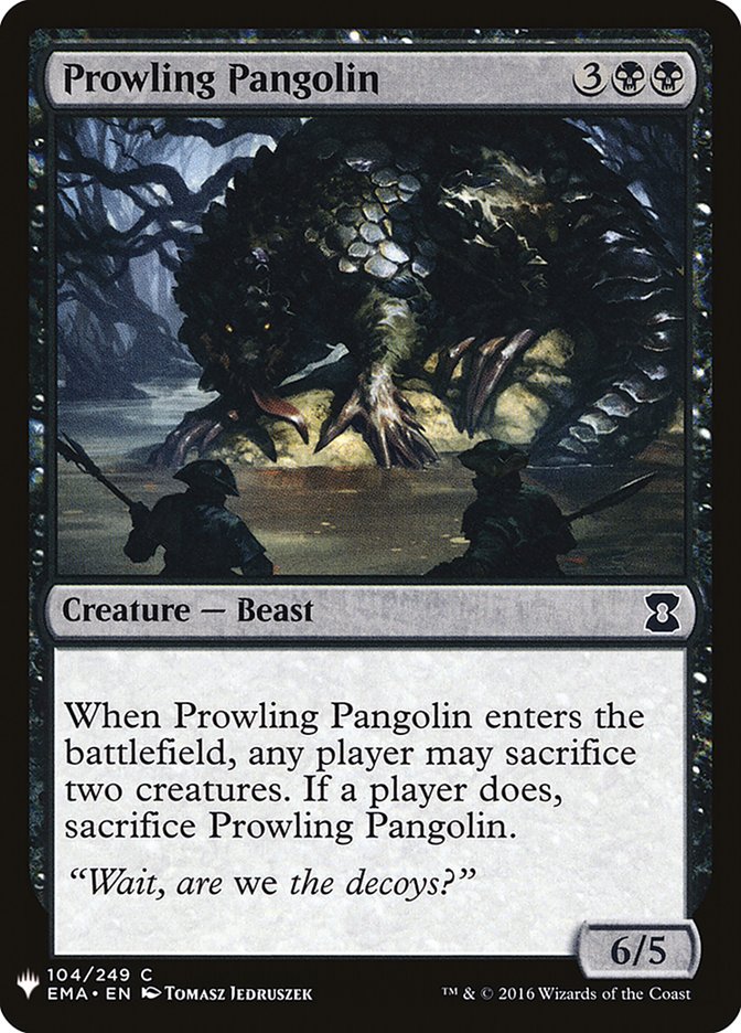 Prowling Pangolin [Mystery Booster] MTG Single Magic: The Gathering | Red Claw Gaming