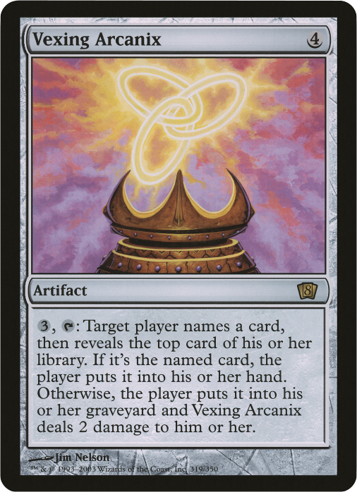 Vexing Arcanix (Oversized) [Eighth Edition Box Topper] MTG Single Magic: The Gathering    | Red Claw Gaming