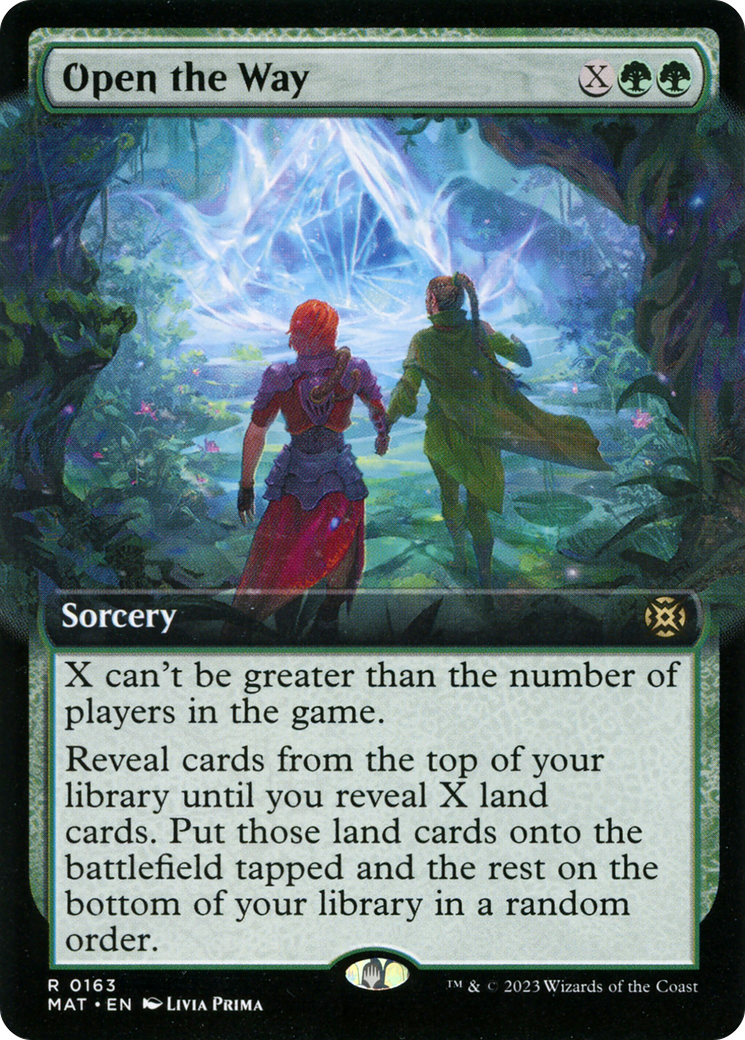 Open the Way (Extended Art) [March of the Machine: The Aftermath] MTG Single Magic: The Gathering | Red Claw Gaming