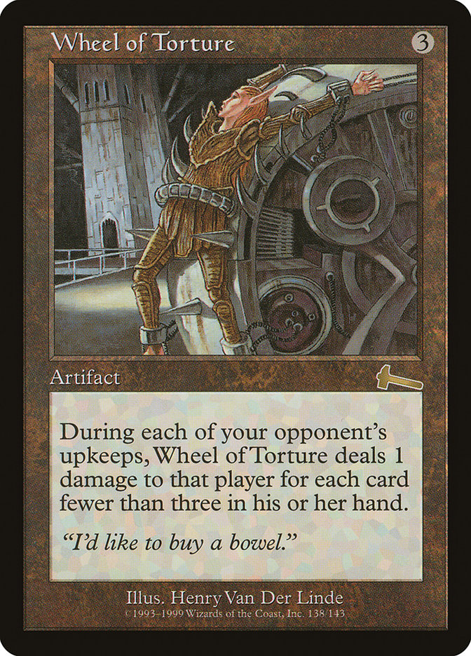 Wheel of Torture [Urza's Legacy] MTG Single Magic: The Gathering | Red Claw Gaming