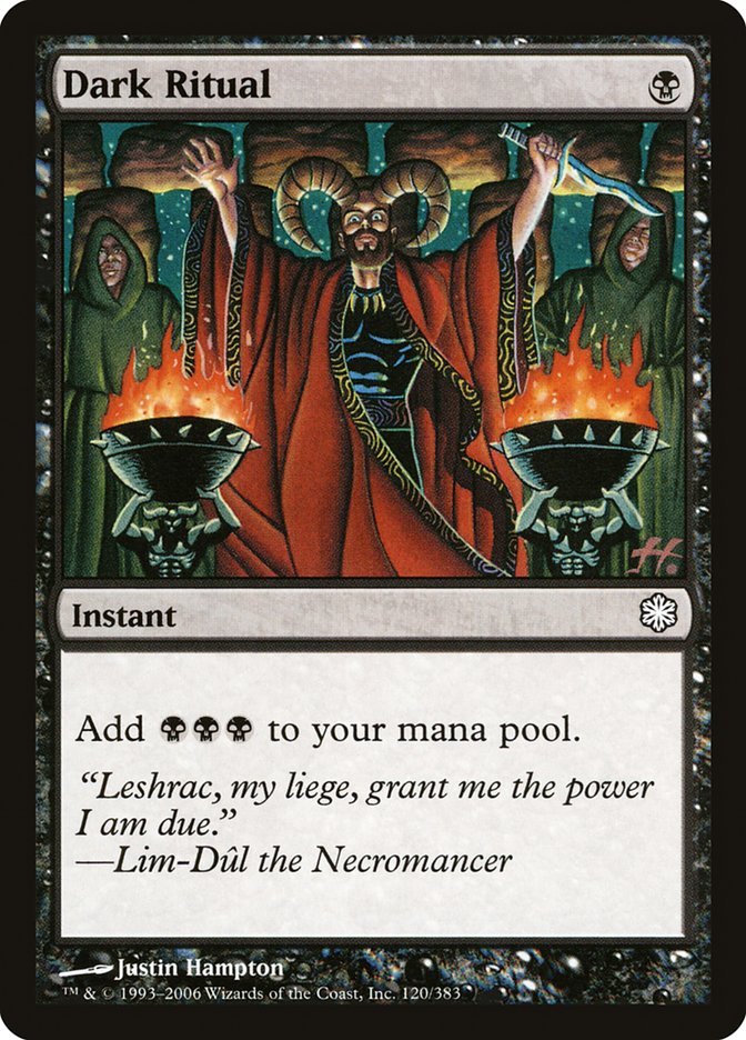 Dark Ritual [Coldsnap Theme Decks] MTG Single Magic: The Gathering | Red Claw Gaming