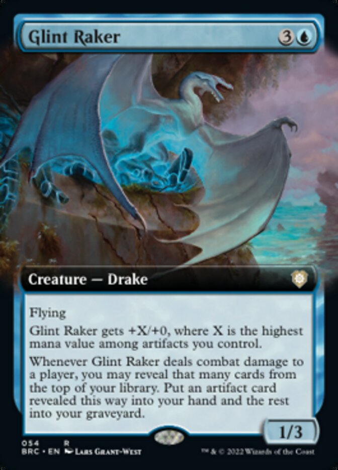 Glint Raker (Extended Art) [The Brothers' War Commander] MTG Single Magic: The Gathering | Red Claw Gaming