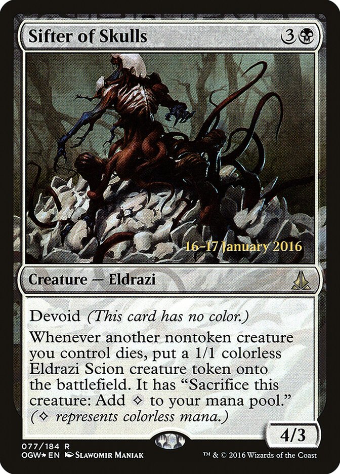 Sifter of Skulls [Oath of the Gatewatch Prerelease Promos] MTG Single Magic: The Gathering | Red Claw Gaming