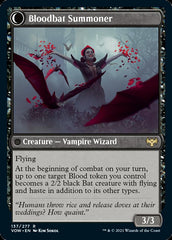 Voldaren Bloodcaster // Bloodbat Summoner [Innistrad: Crimson Vow] MTG Single Magic: The Gathering | Red Claw Gaming