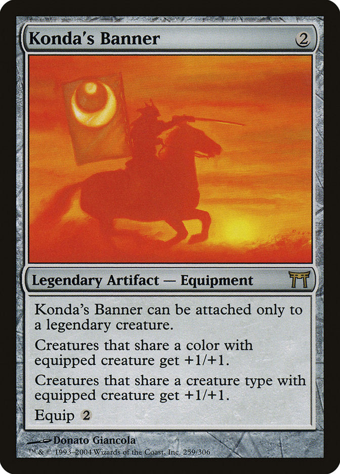 Konda's Banner [Champions of Kamigawa] MTG Single Magic: The Gathering | Red Claw Gaming