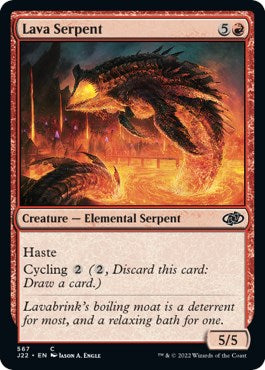 Lava Serpent [Jumpstart 2022] MTG Single Magic: The Gathering | Red Claw Gaming