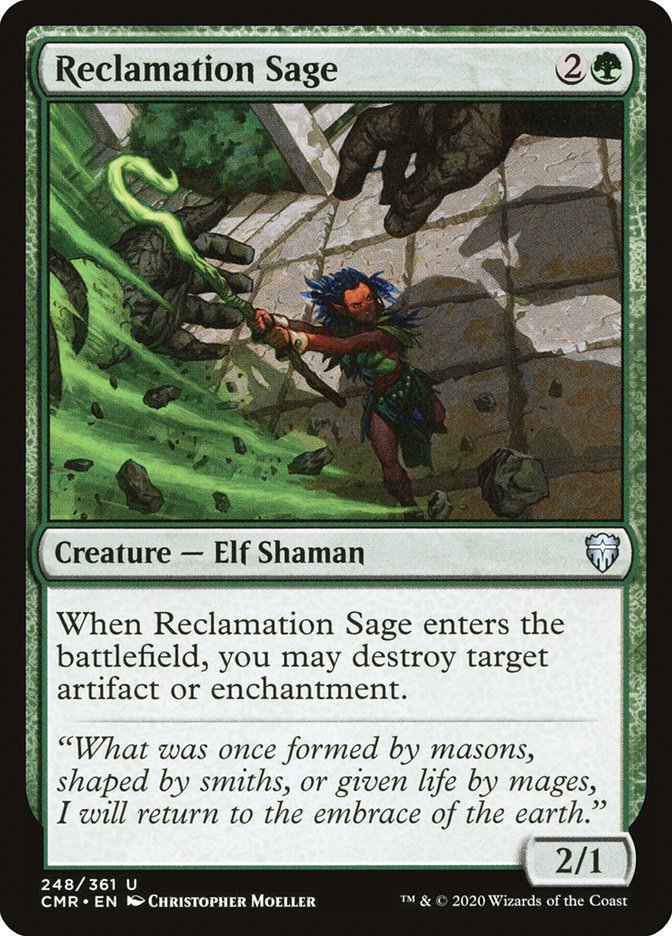 Reclamation Sage (248) [Commander Legends] MTG Single Magic: The Gathering | Red Claw Gaming