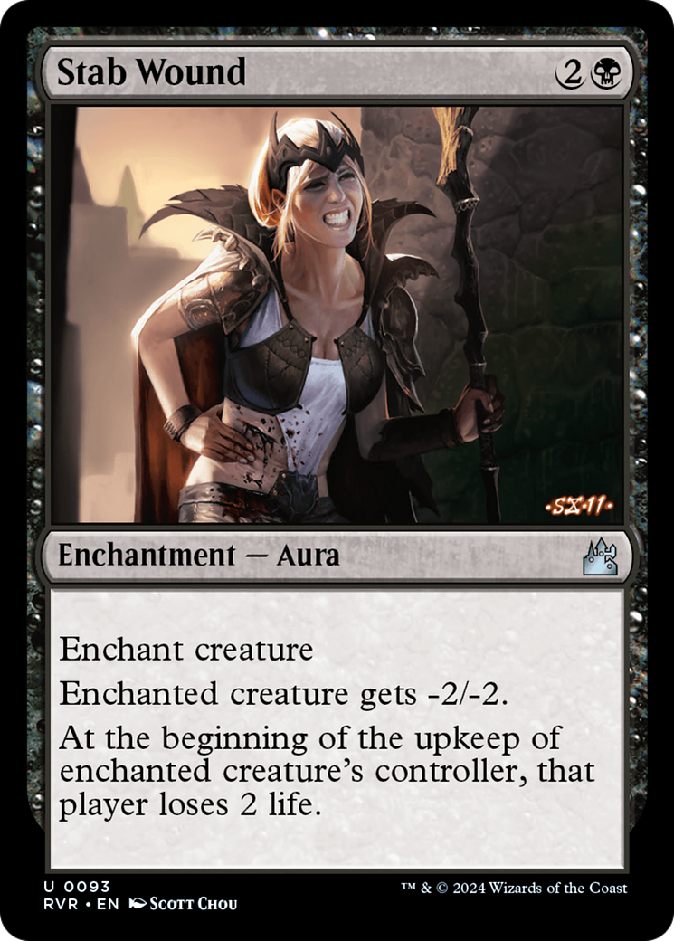 Stab Wound [Ravnica Remastered] MTG Single Magic: The Gathering | Red Claw Gaming