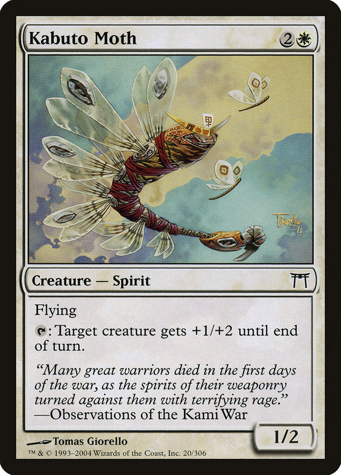 Kabuto Moth [Champions of Kamigawa] MTG Single Magic: The Gathering | Red Claw Gaming