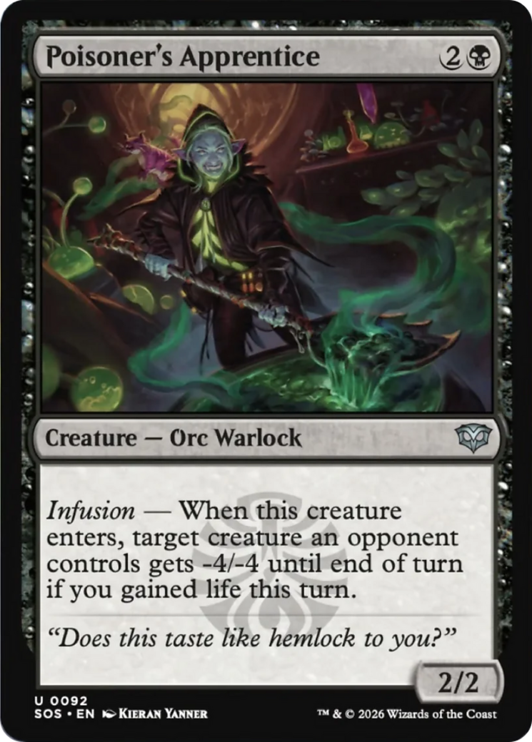 Poisoner's Apprentice [Secrets of Strixhaven] MTG Single Magic: The Gathering | Red Claw Gaming