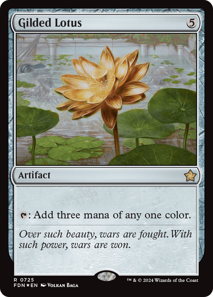 Gilded Lotus [Foundations] MTG Single Magic: The Gathering | Red Claw Gaming