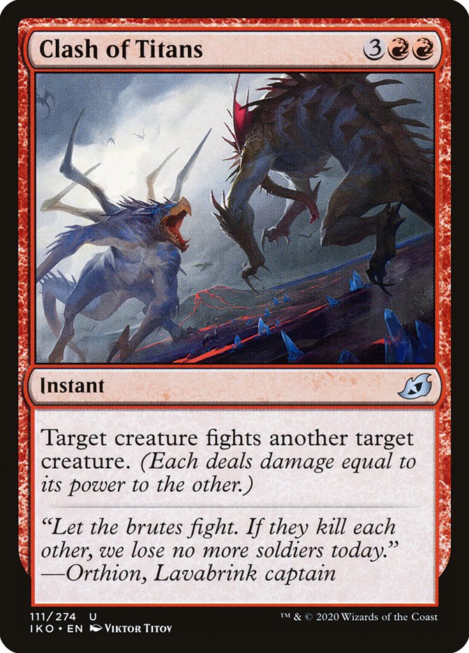 Clash of Titans [Ikoria: Lair of Behemoths] MTG Single Magic: The Gathering | Red Claw Gaming