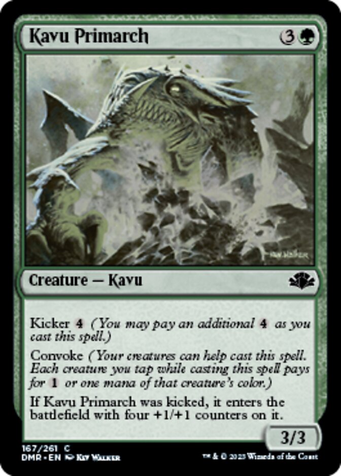 Kavu Primarch [Dominaria Remastered] MTG Single Magic: The Gathering | Red Claw Gaming