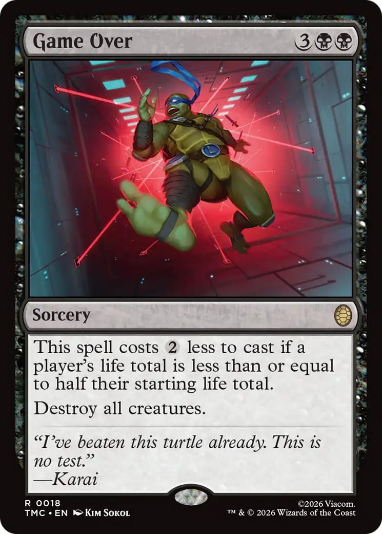Game Over [Teenage Mutant Ninja Turtles Commander] MTG Single Magic: The Gathering | Red Claw Gaming