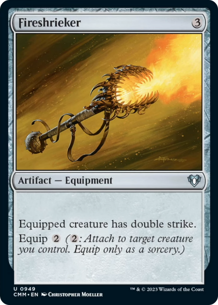Fireshrieker [Commander Masters] MTG Single Magic: The Gathering | Red Claw Gaming
