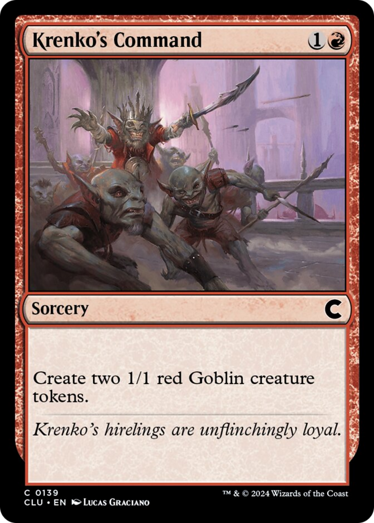 Krenko's Command [Ravnica: Clue Edition] MTG Single Magic: The Gathering | Red Claw Gaming