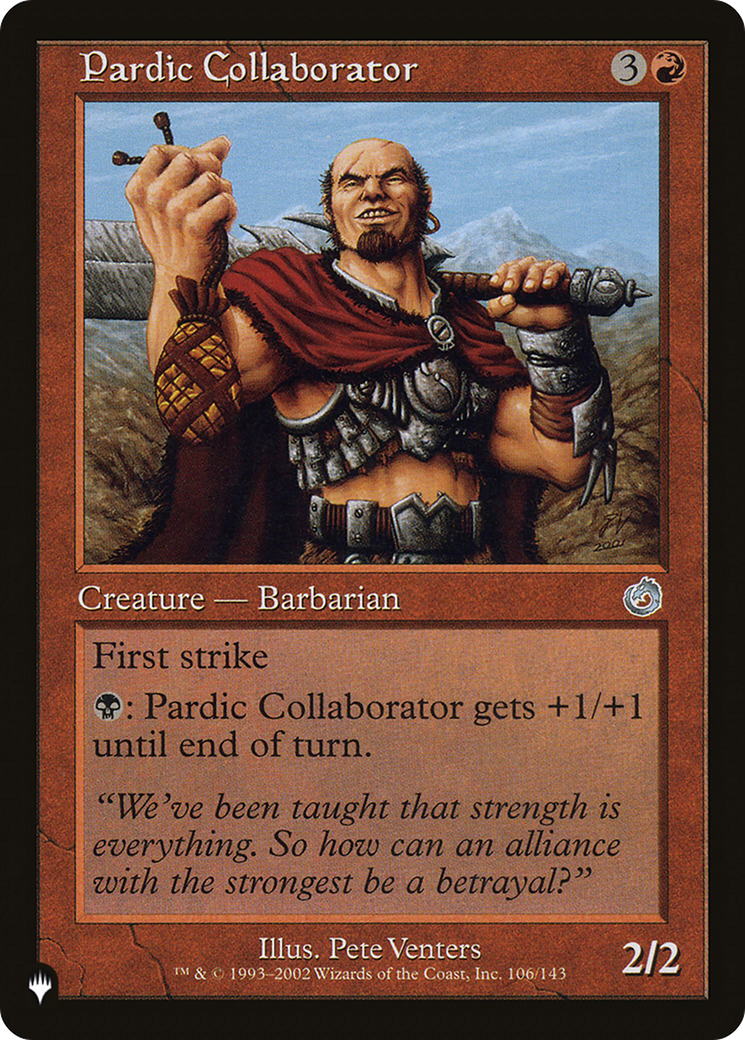 Pardic Collaborator [The List] MTG Single Magic: The Gathering | Red Claw Gaming