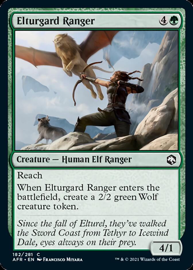 Elturgard Ranger [Dungeons & Dragons: Adventures in the Forgotten Realms] MTG Single Magic: The Gathering | Red Claw Gaming