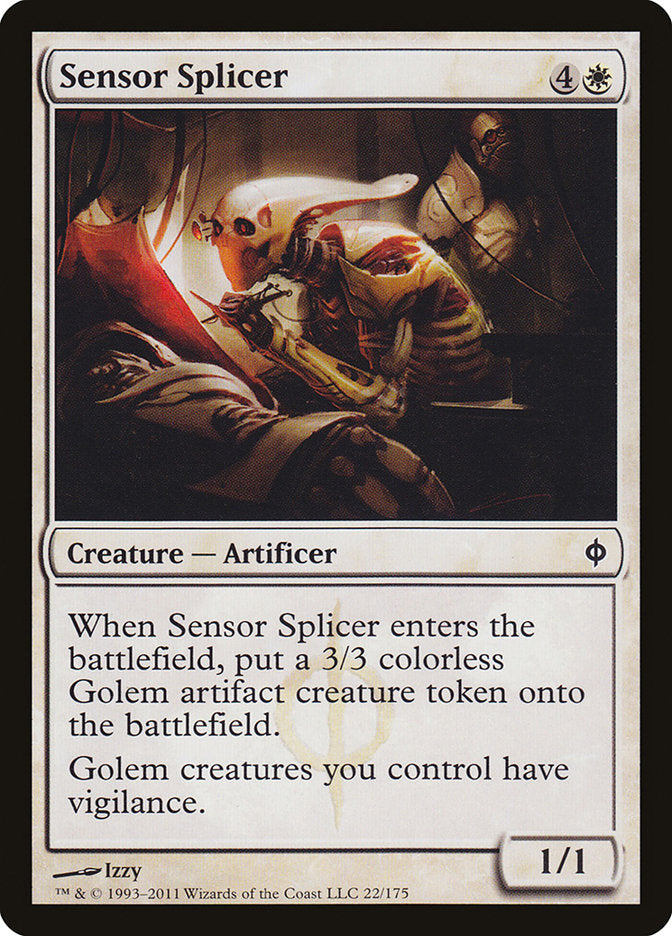 Sensor Splicer [New Phyrexia] MTG Single Magic: The Gathering | Red Claw Gaming