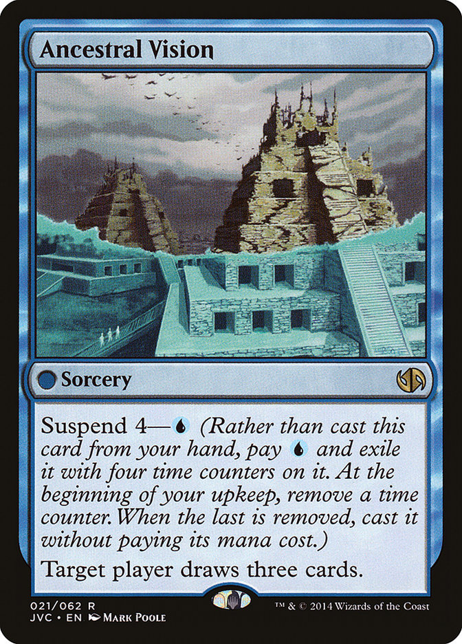 Ancestral Vision [Duel Decks Anthology] MTG Single Magic: The Gathering | Red Claw Gaming