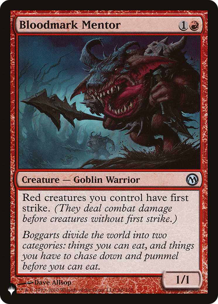 Bloodmark Mentor [The List] MTG Single Magic: The Gathering | Red Claw Gaming
