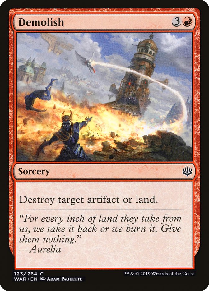 Demolish [War of the Spark] MTG Single Magic: The Gathering | Red Claw Gaming