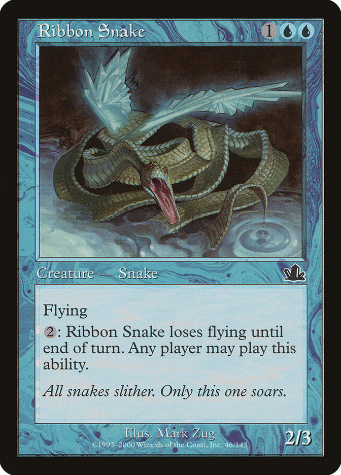 Ribbon Snake [Prophecy] MTG Single Magic: The Gathering | Red Claw Gaming