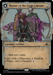 Throne of the Grim Captain // The Grim Captain (Showcase) [The Lost Caverns of Ixalan] MTG Single Magic: The Gathering    | Red Claw Gaming