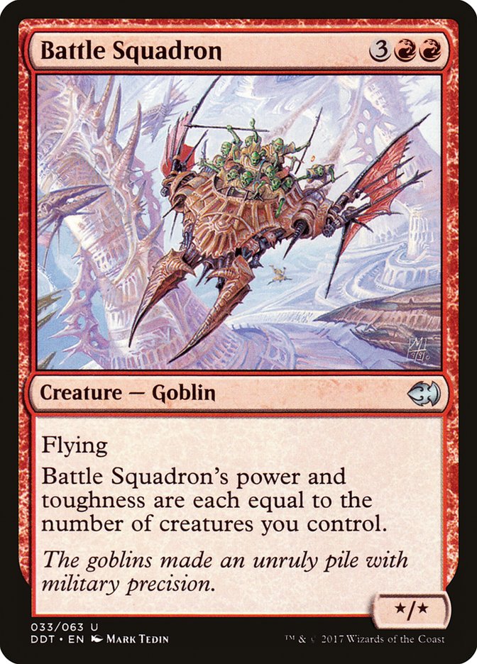 Battle Squadron [Duel Decks: Merfolk vs. Goblins] MTG Single Magic: The Gathering | Red Claw Gaming