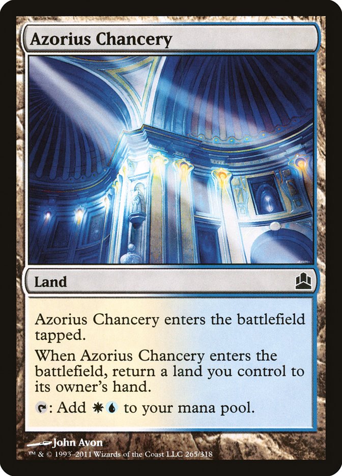 Azorius Chancery [Commander 2011] MTG Single Magic: The Gathering | Red Claw Gaming