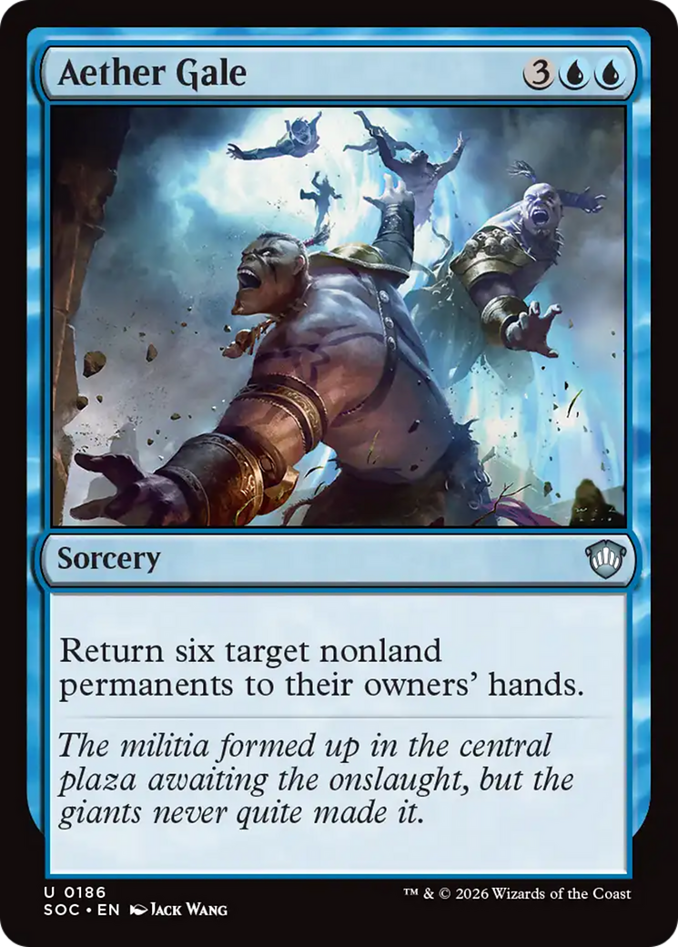 Aether Gale [Secrets of Strixhaven Commander] MTG Single Magic: The Gathering | Red Claw Gaming