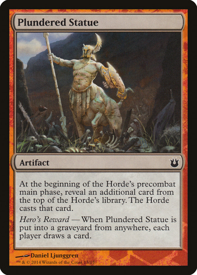 Plundered Statue [Born of the Gods Battle the Horde] MTG Single Magic: The Gathering | Red Claw Gaming