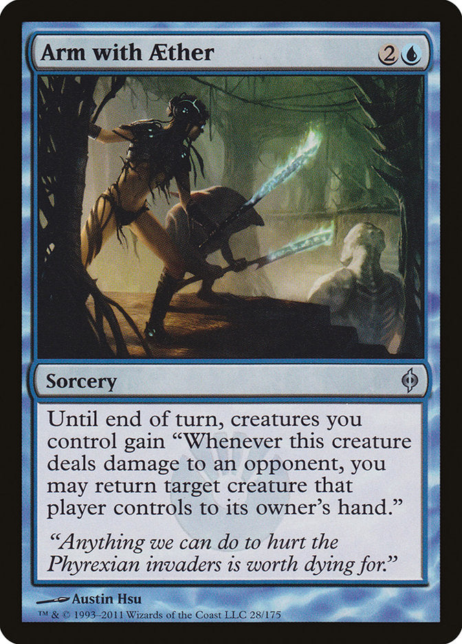 Arm with Aether [New Phyrexia] MTG Single Magic: The Gathering | Red Claw Gaming