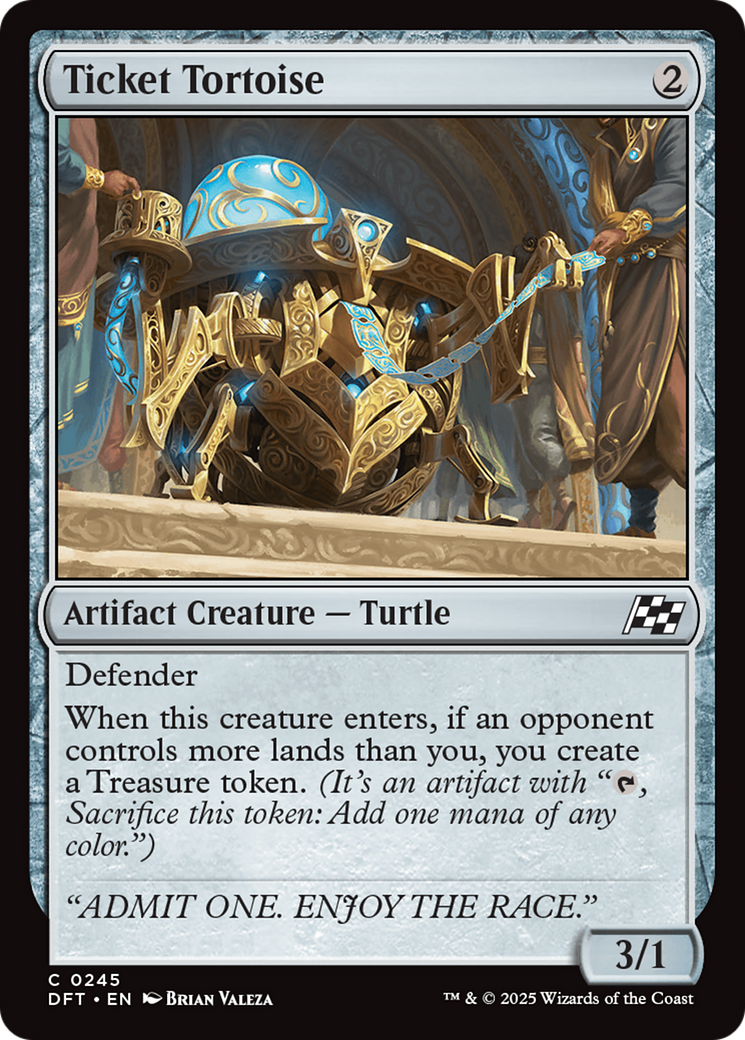 Ticket Tortoise [Aetherdrift] MTG Single Magic: The Gathering | Red Claw Gaming